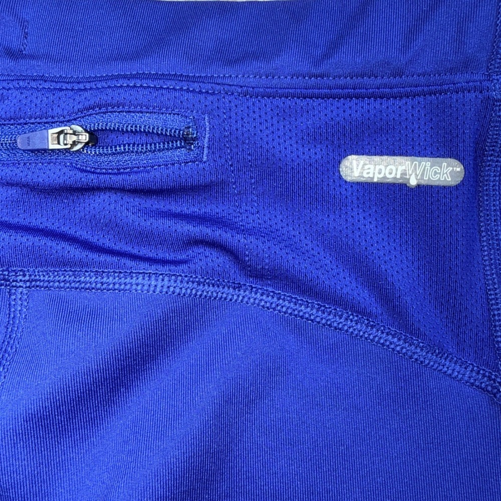 The North Face Womens Blue VaporWick Cropped Running Leggings Capri Pocket Small - Picture 3 of 10